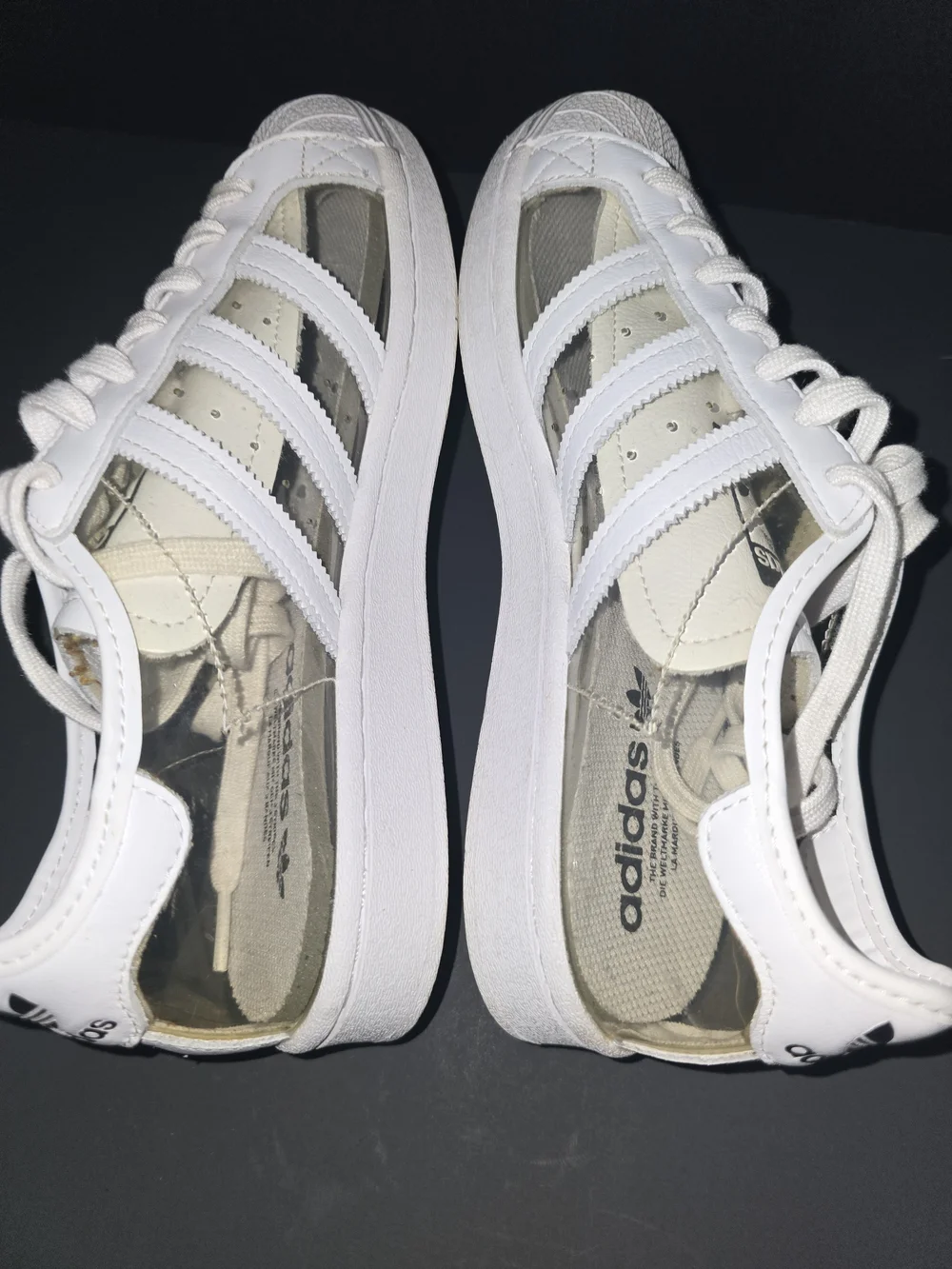 ✨ Adidas Superstar Clear Shell Sneakers ✨